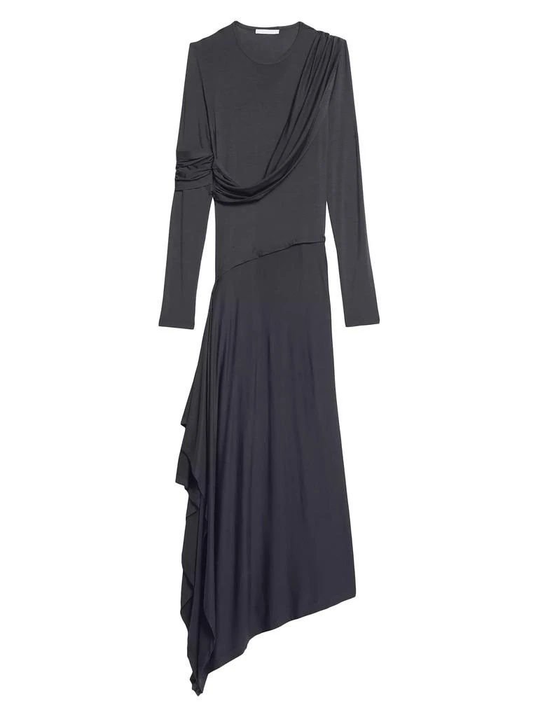 Helmut Lang Protection Draped Midi-Dress 1