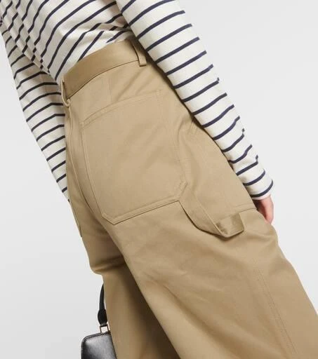 Nili Lotan Quentin high-rise cotton flared pants 6