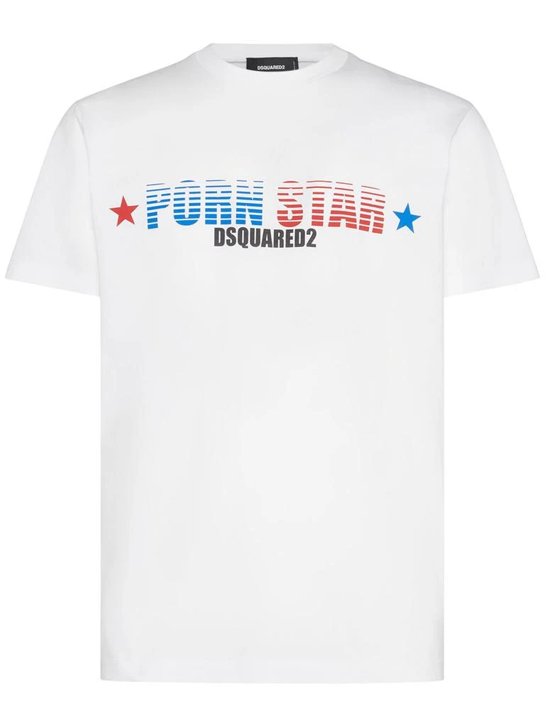 DSQUARED2 Rocco Siffredi Print Cotton T-shirt 1