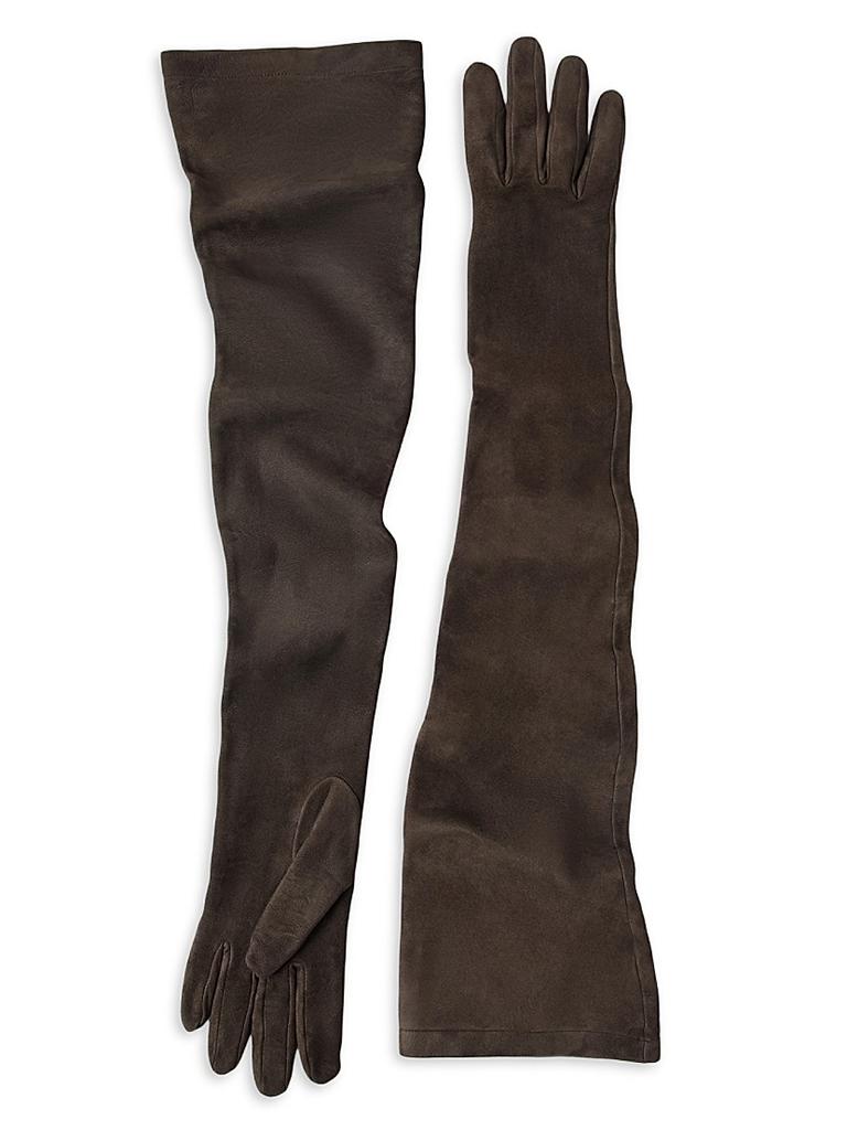 Brunello Cucinelli Couture Suede Long Gloves