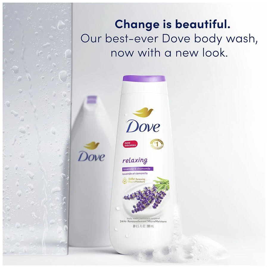 Dove Body Wash Lavender Oil & Chamomile 8