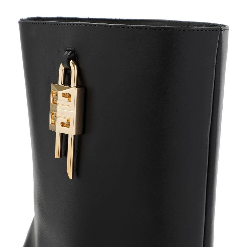 Givenchy Givenchy Lock Plaque Detail Wedge Boots 4