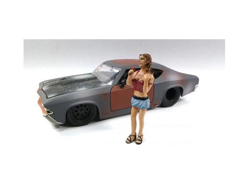 American Diorama Look Out Girl Monica Figure For 1:24 Scale Diecast Car Models by 1