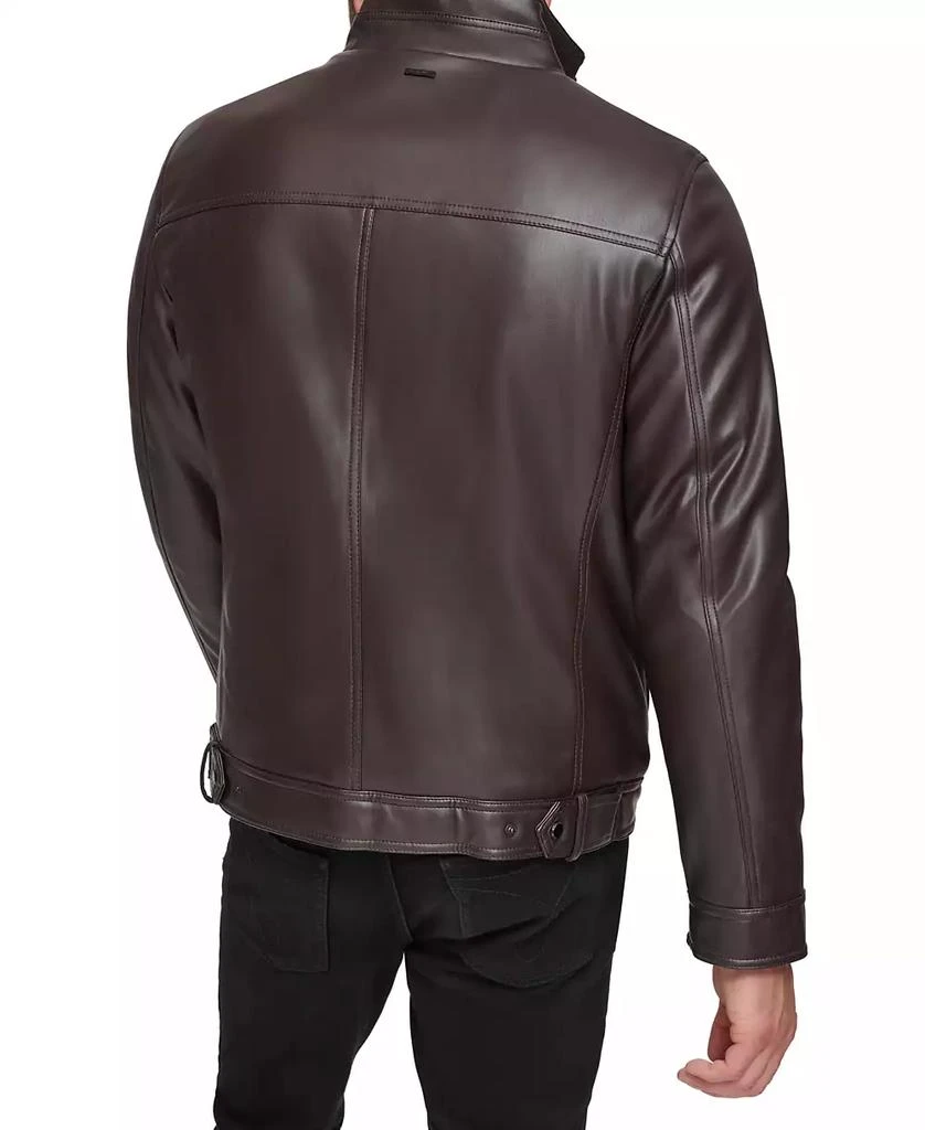 Calvin Klein Men's Faux Leather Moto Jacket, Created for Macy's 2
