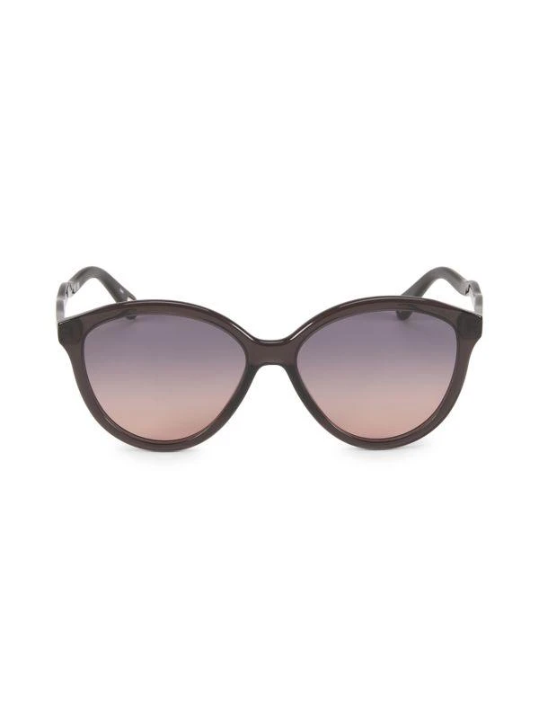 Chloe 57 mm Modified Cat Eye sunglasses! New!!! Chloé - Zelie - Ethical Soft Cat Eye Sunglasses - CH0087S  main image 3