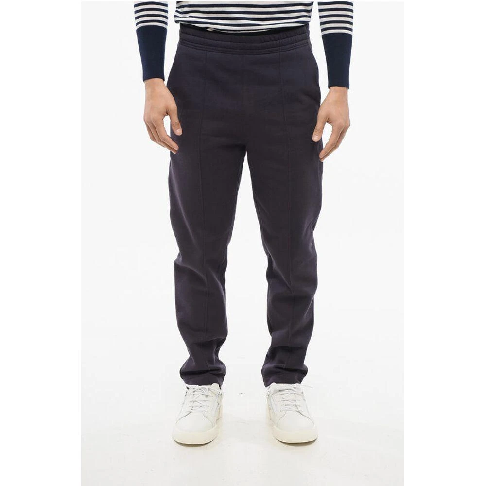 Berluti Front Pleated Fleeced Cotton Men's Sweatpants 1