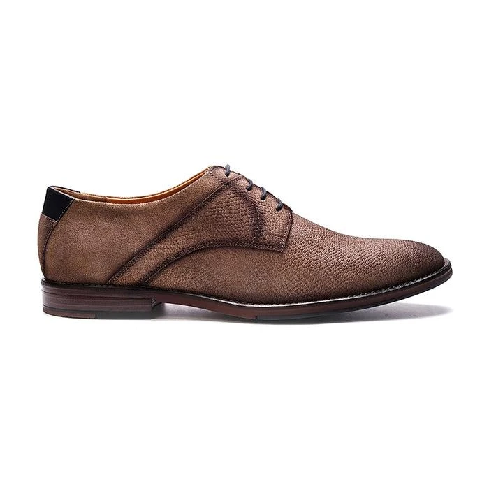 carlos santana dress shoes London Derby Lace-up // Taupe Suede Taupe Suede / D / 7 this shoe ensures you exude confidence and elegance with every step Havens Cap-toe Derby in Brown