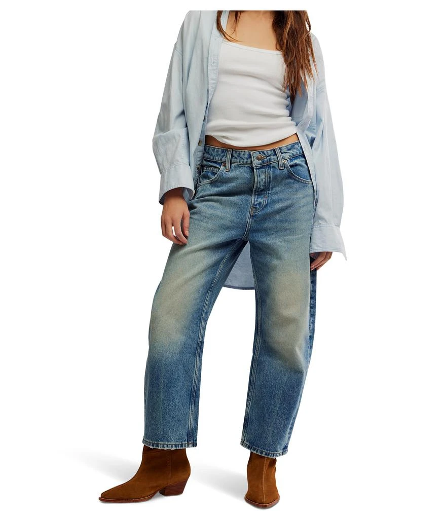 Free People We The Free Deep Trance Dropped Boyfriend Jeans