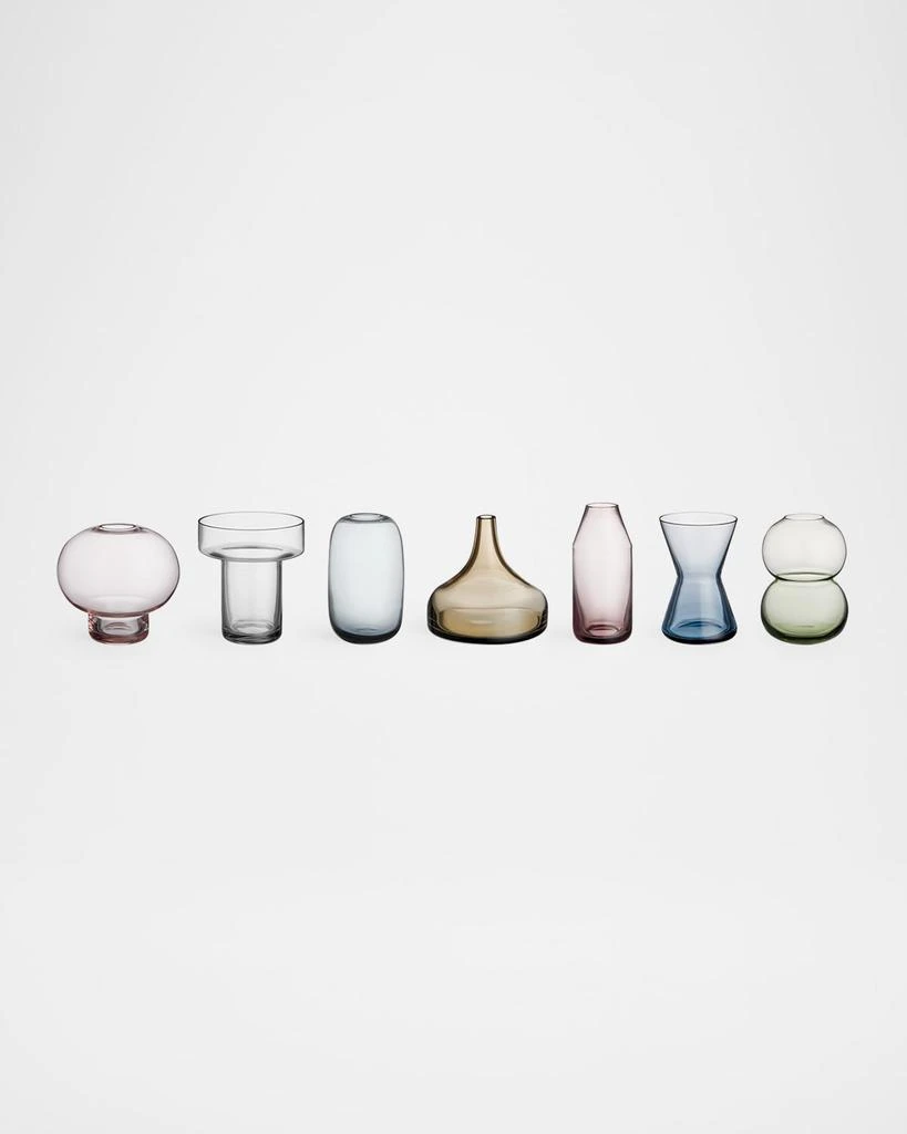 Orrefors Midsummer Mini Glass Vases, Set of 7 2