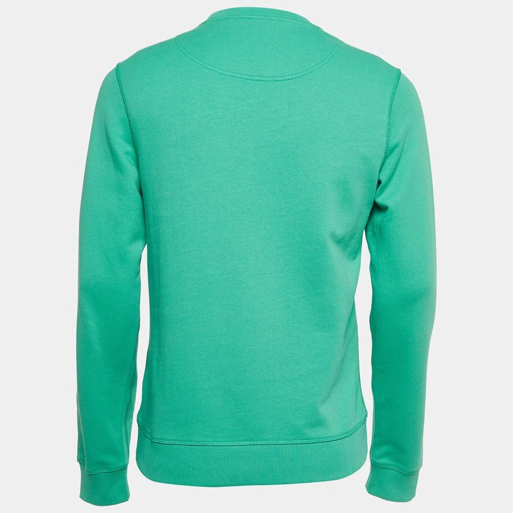 Kenzo Kenzo Green Tiger Embroidered Cotton Crew Neck Sweatshirt M 2