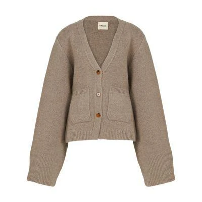 Khaite Scarlet cashmere cardigan 1