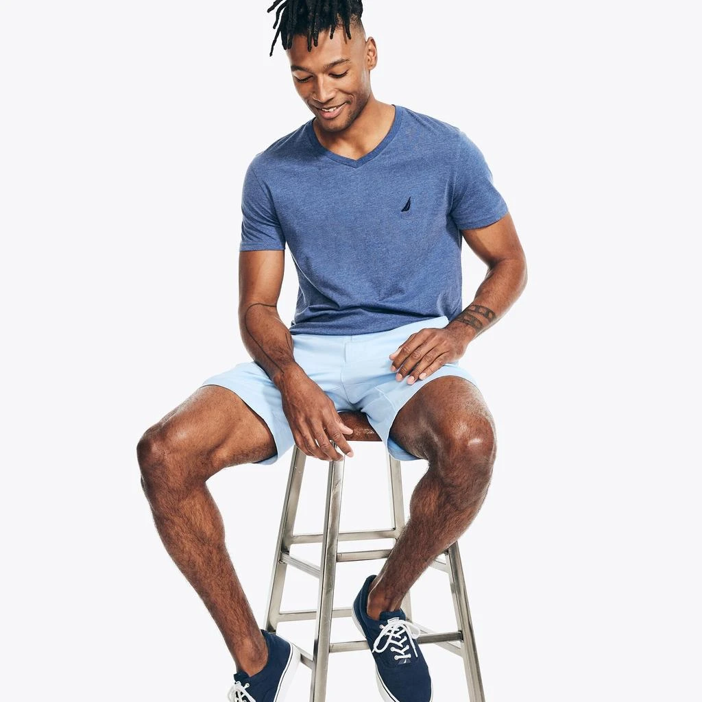 Nautica Heather V-Neck T-Shirt 6