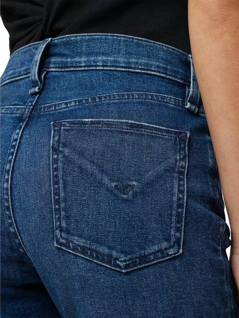 Hudson Petite Rosie High-Rise Wide-Leg Jeans 7