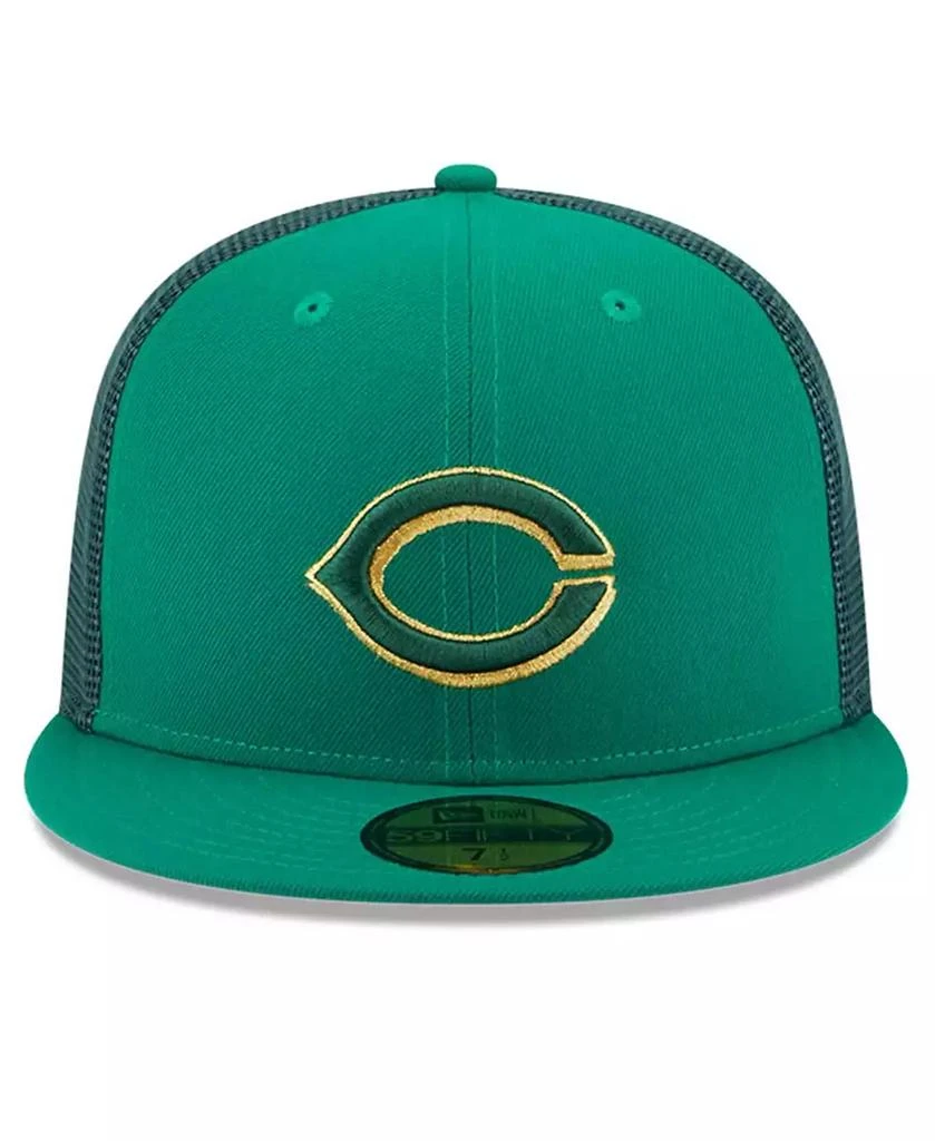 New Era Men's Kelly Green Cincinnati Reds 2023 St. Patrick's Day 59FIFTY Fitted Hat 2