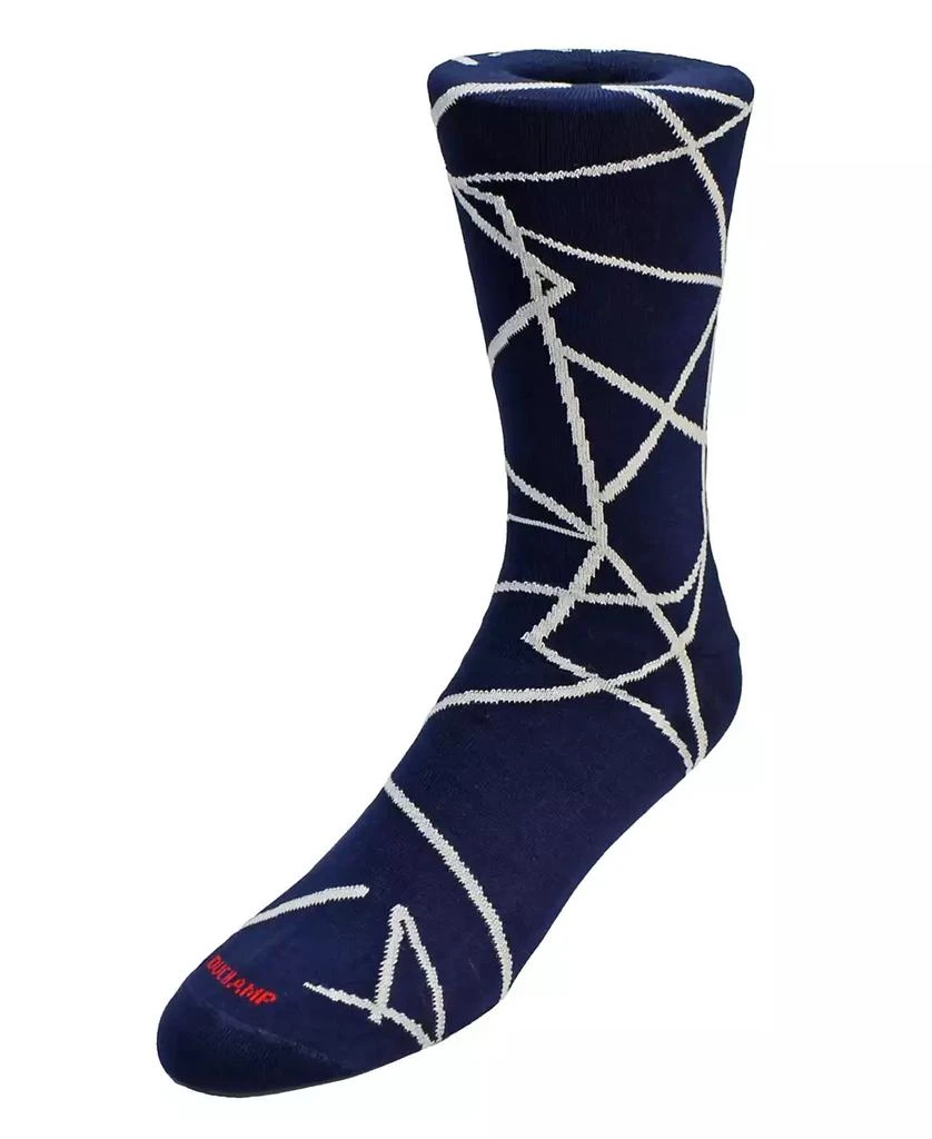 DUCHAMP LONDON Men's Line Design Dress Sock 2