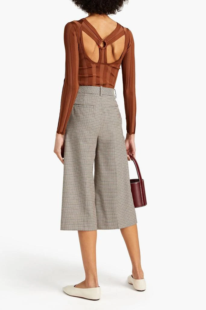 SANDRO Anatoli cutout ribbed-knit top 3