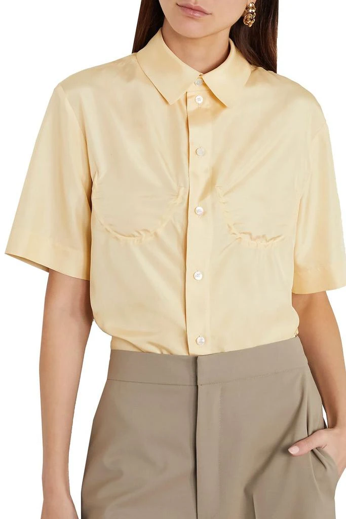 GAUCHERE Perrette underwired silk-satin shirt 2