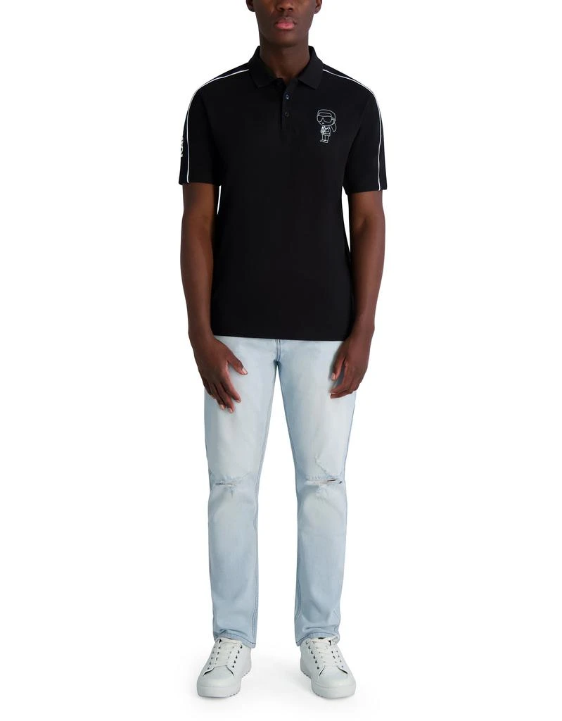 Karl Lagerfeld Paris POLO WITH PIPING 4