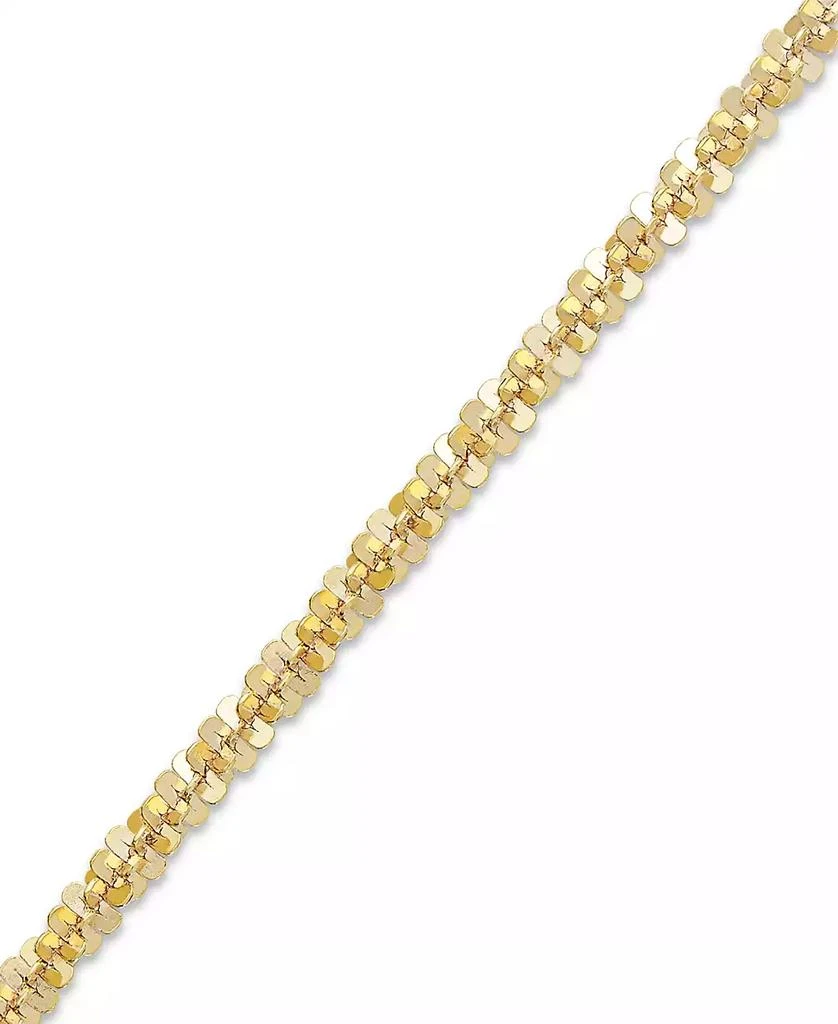 Macy
s Sparkle Chain Ankle Bracelet, 10" (1-1/2mm) in 14k Yellow Gold or 14k White Gold. 3