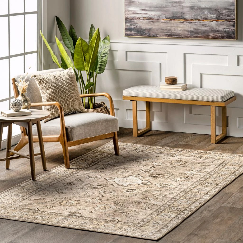 nuLOOM Alecia Persian Machine Washable Area Rug 1
