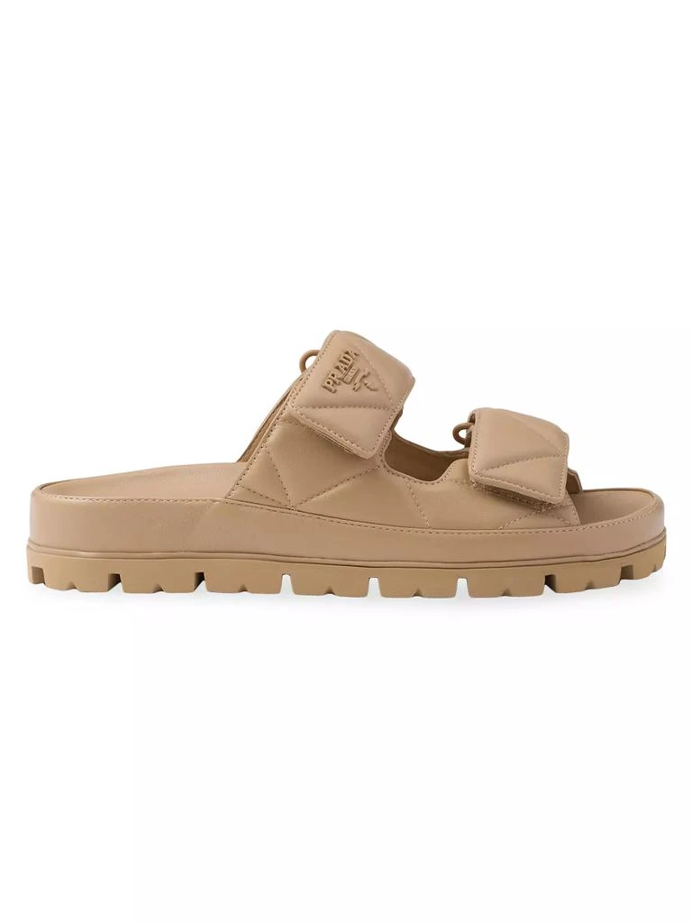 Prada Padded Nappa Leather Sandals 1