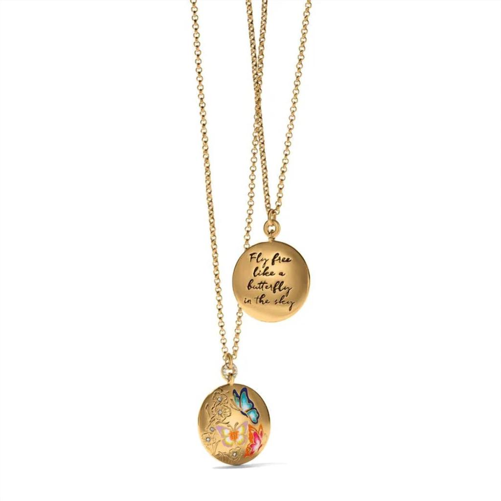 Brighton Brighton - Garden's Splendour Butterfly Necklace