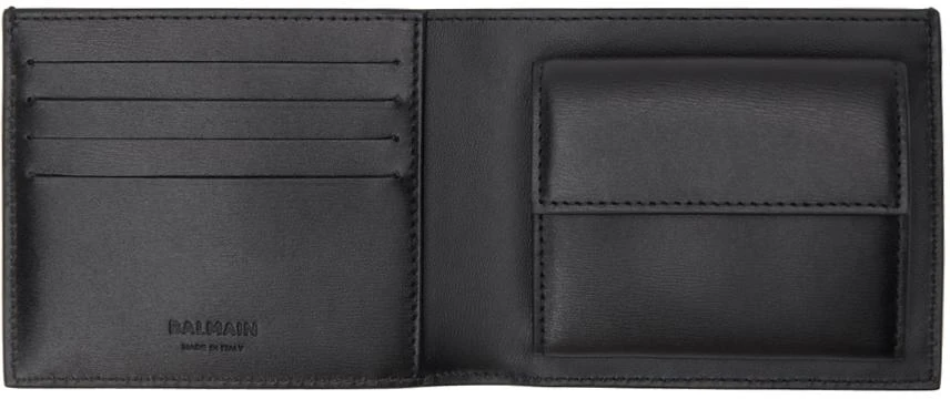 Balmain Black & Multicolor PB Labyrinth Billfold Wallet 3