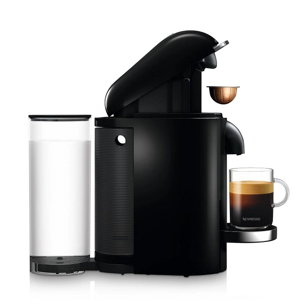 Nespresso VertuoPlus Deluxe by Breville with Aeroccino Milk Frother, Classic Black 4