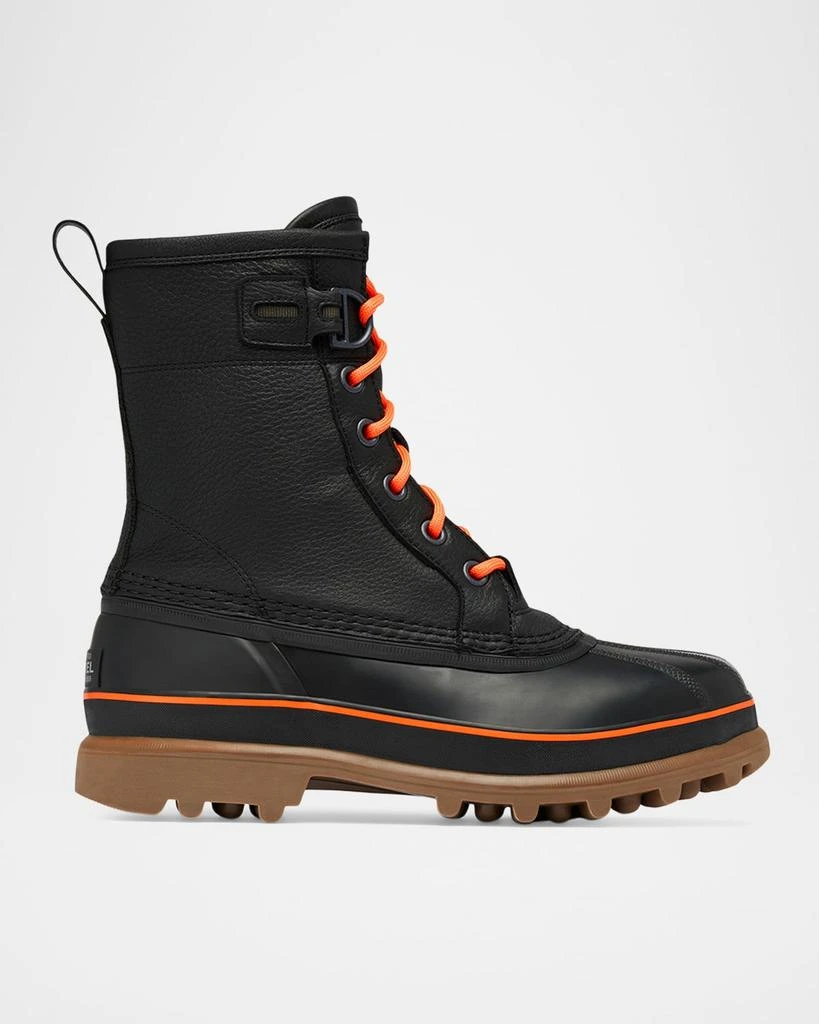 SOREL Men's Caribou Royal Leather Lace-Up Boots 1