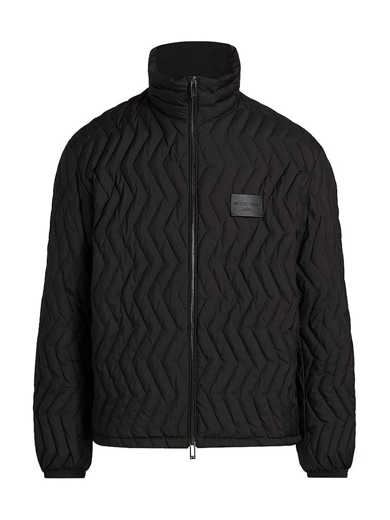 Emporio Armani Zig-Zag Padded Down Jacket