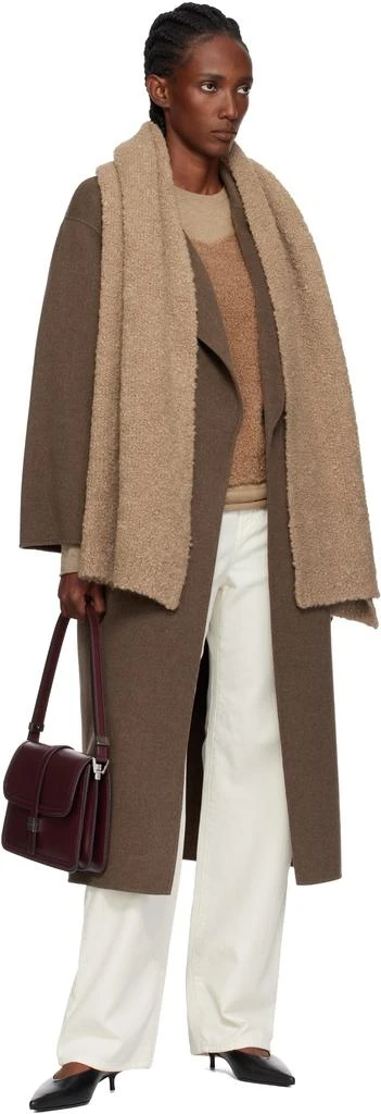 Max Mara Tan Calabra Scarf 2