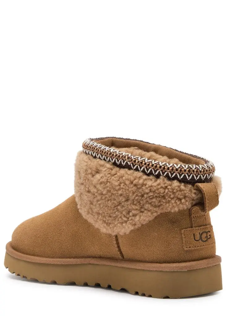UGG Classic Ultra Mini Maxi Curly suede ankle boots 2