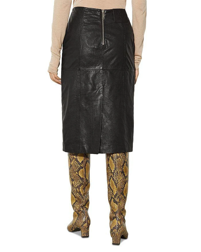 MAX&Co Motore Leather Skirt 3