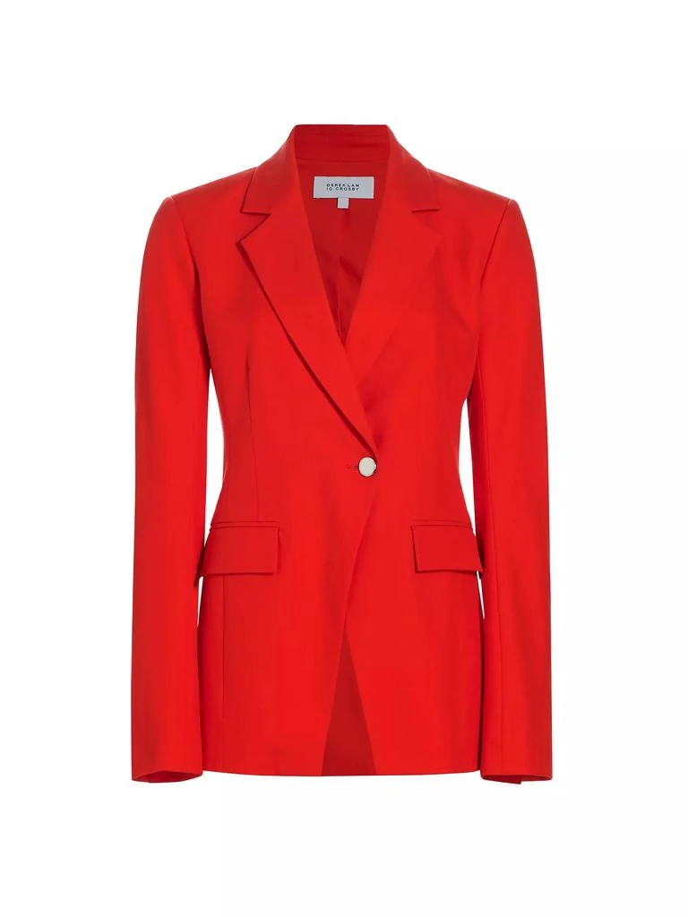 Derek Lam Noah Single-Breasted Cotton-Blend Jacket 1