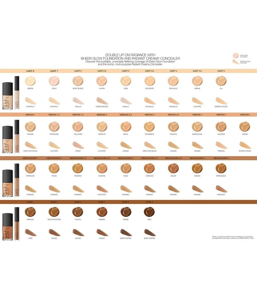 NARS Sheer Glow Foundation 5