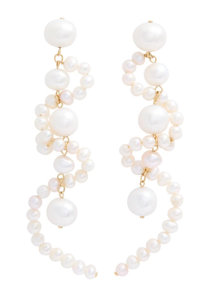 COMPLETEDWORKS The Mist pearl drop earrings