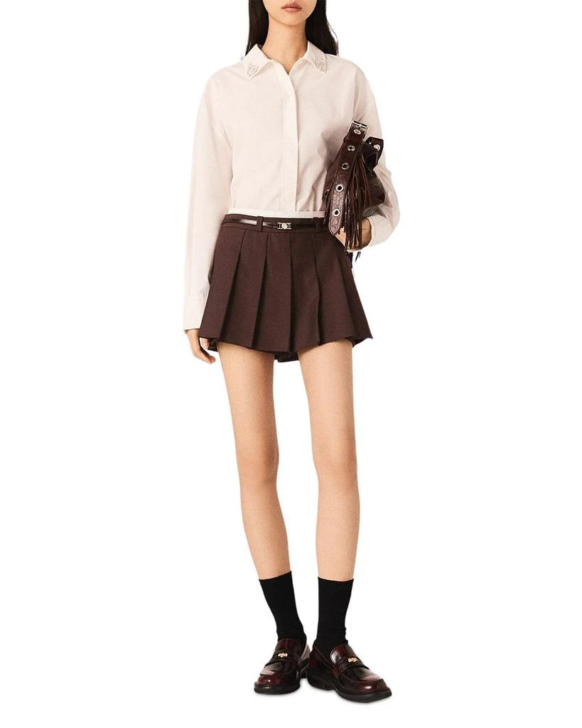 Maje Clover Belted Skort 2