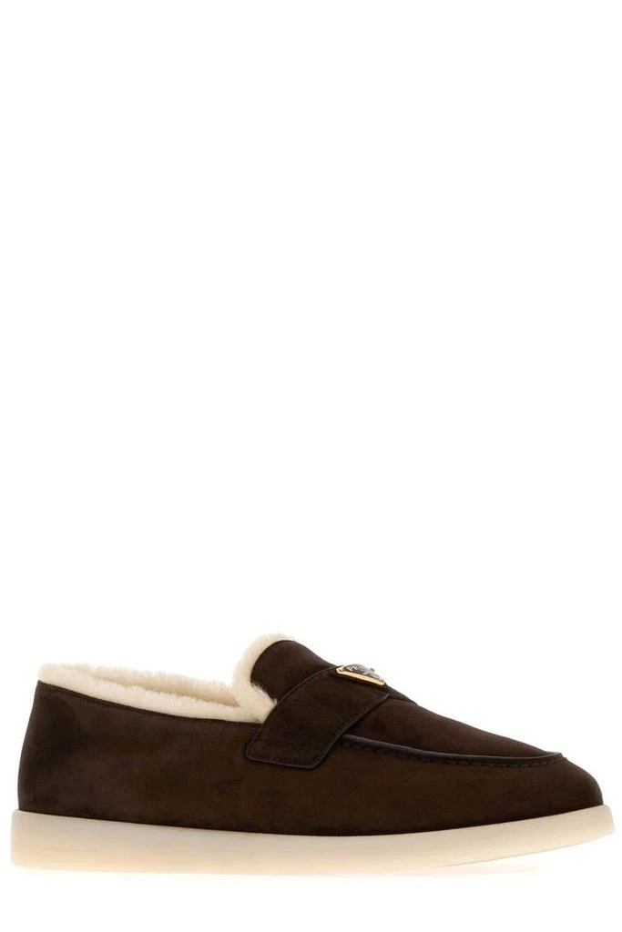 Prada Prada Logo Plaque Slip-On Loafers 2