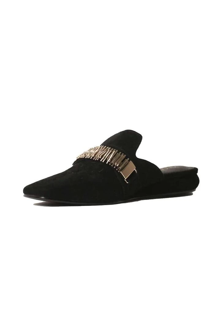 Cecelia New York Women's Flipper Mule In Black Suede 4