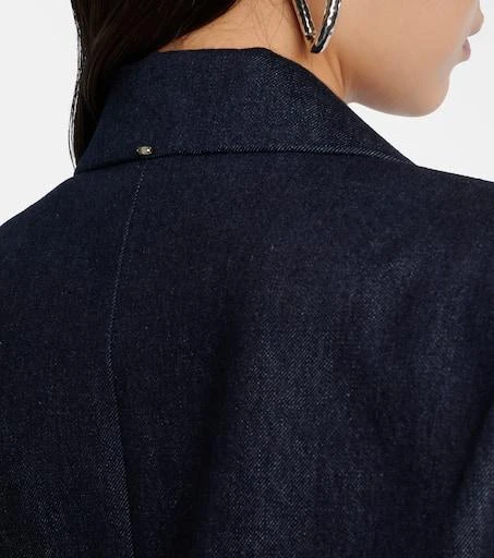 Max Mara Ancella double-breasted denim blazer 6