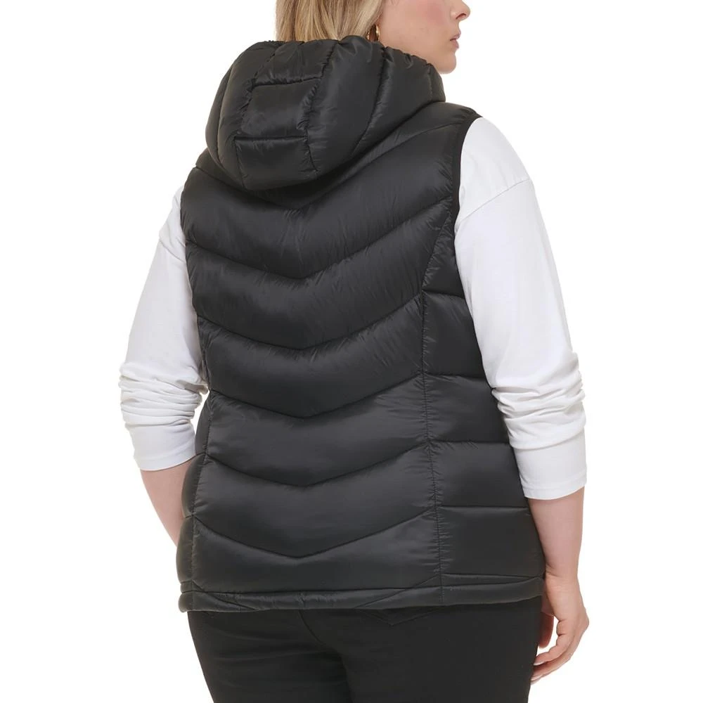 Charter Club Women's Plus Size Packable Hooded Puffer Vest, Created for Macy's 2