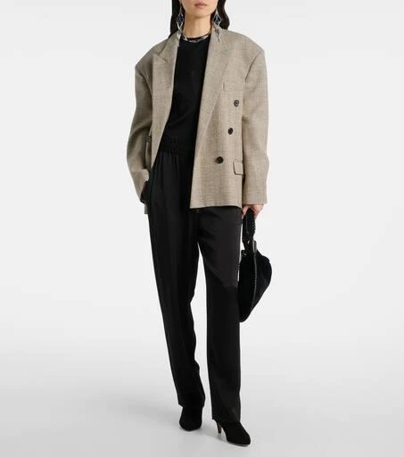 Isabel Marant Kendry satin wide-leg pants 2
