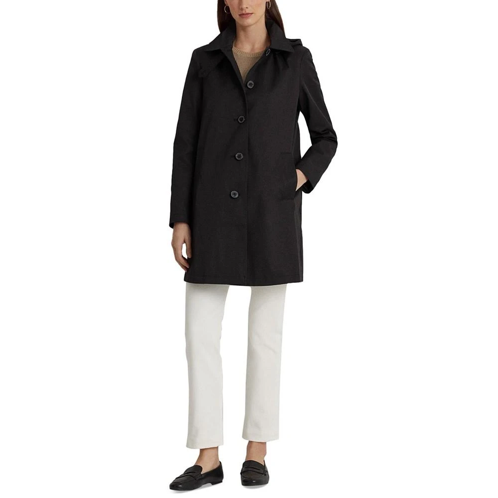 Lauren Ralph Lauren Women's Hooded A-Line Raincoat 1
