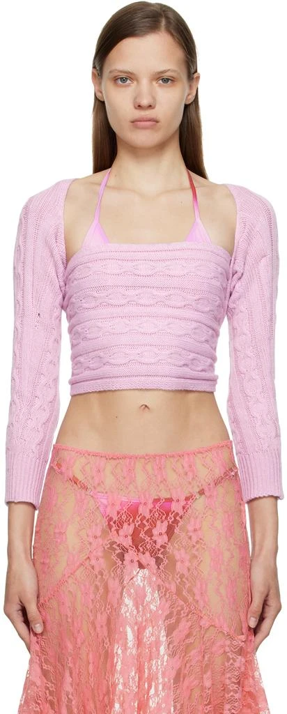Gimaguas SSENSE Exclusive Pink Mariona Sweater 1