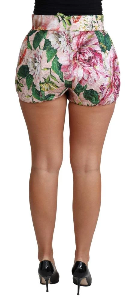 Dolce & Gabbana Dolce & Gabbana Pink Cotton Floral Print Hot Pants Short 3