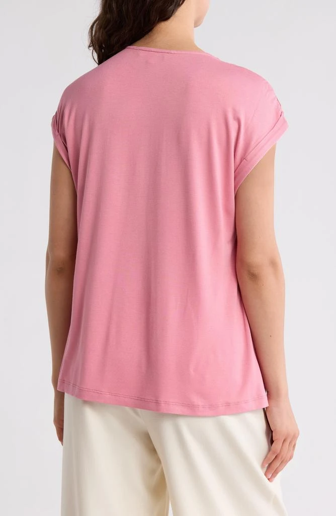 DR2 by Daniel Rainn Floral Satin T-Shirt 2