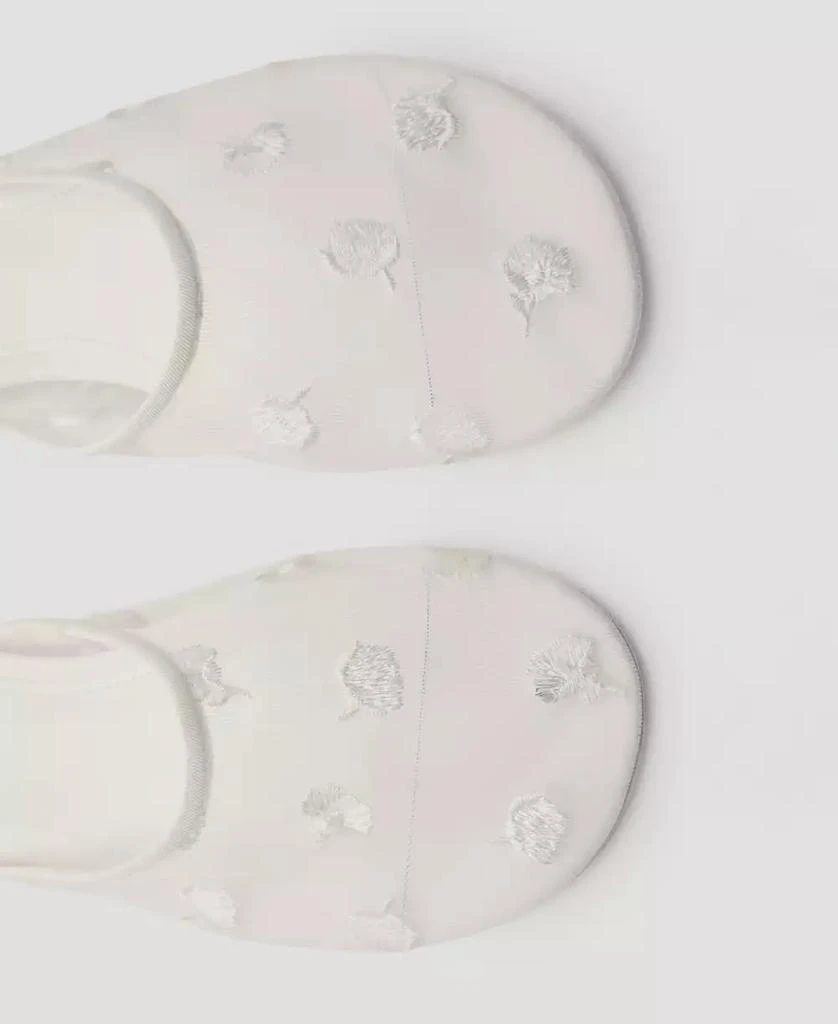 Mango Women's Embroidered Mesh Shoes 3