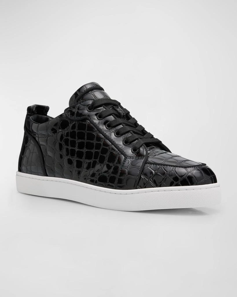 Christian Louboutin Men's Rantulow Orlato Croc-Effect Low-Top