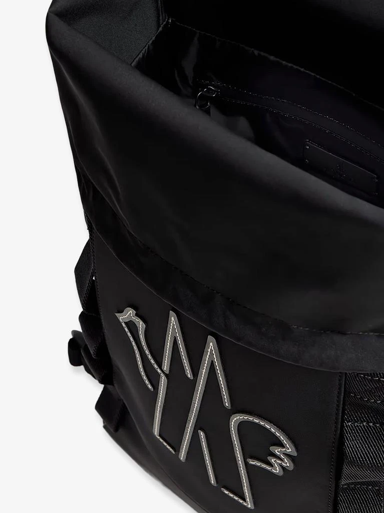 Moncler Nylon backpack with logo patch 4