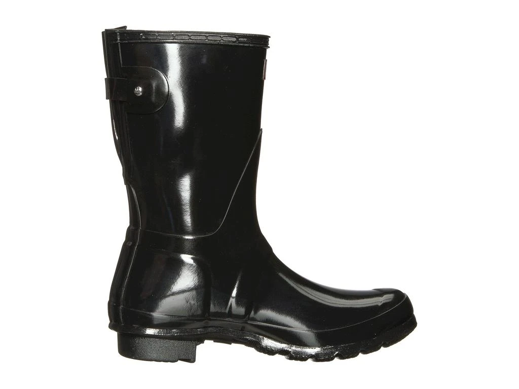 Hunter Original Back Adjustable Short Gloss Rain Boots 6